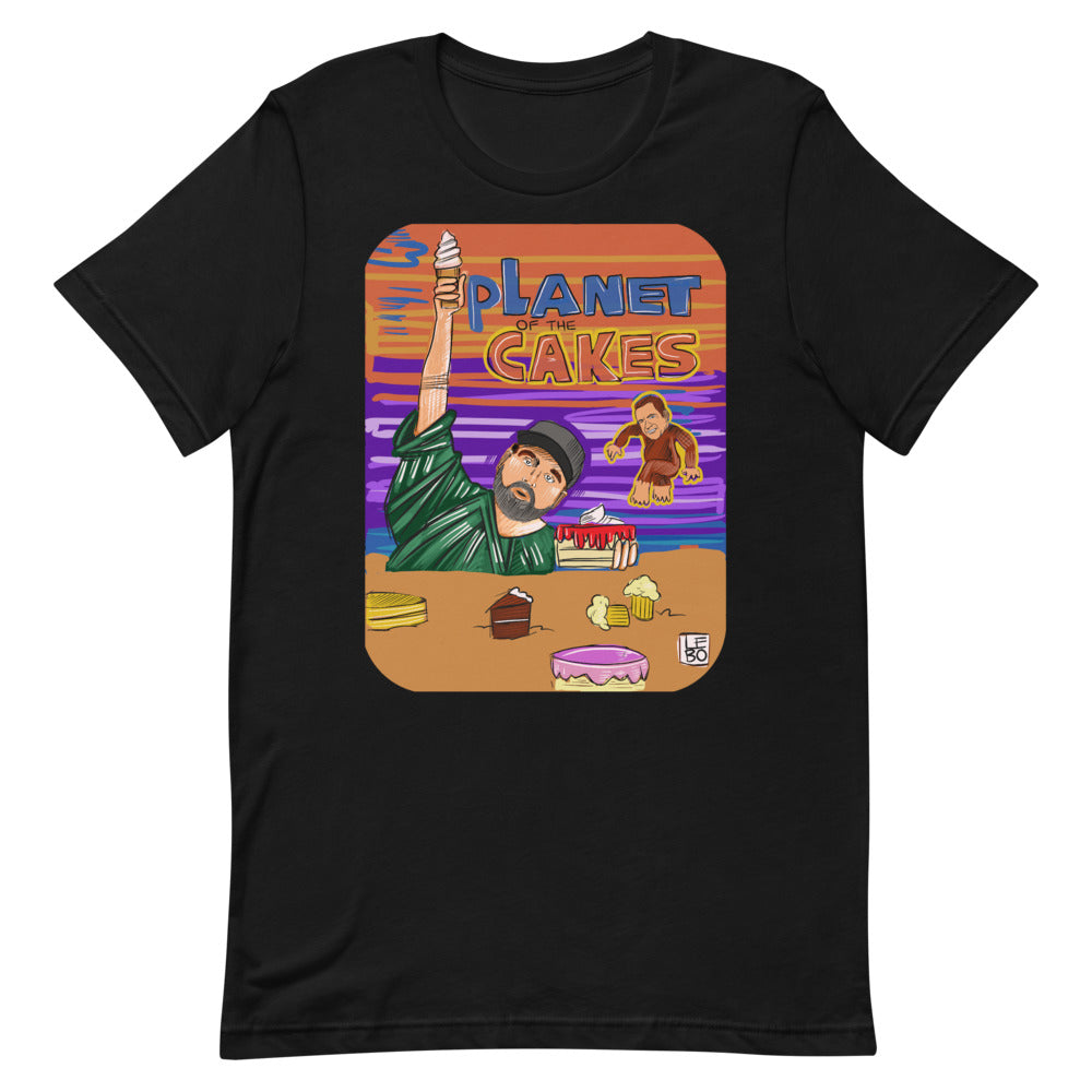 Dannywood - Planet of the Cakes (Starring Dan LeBatard) - Lebo Short-Sleeve Unisex T-Shirt